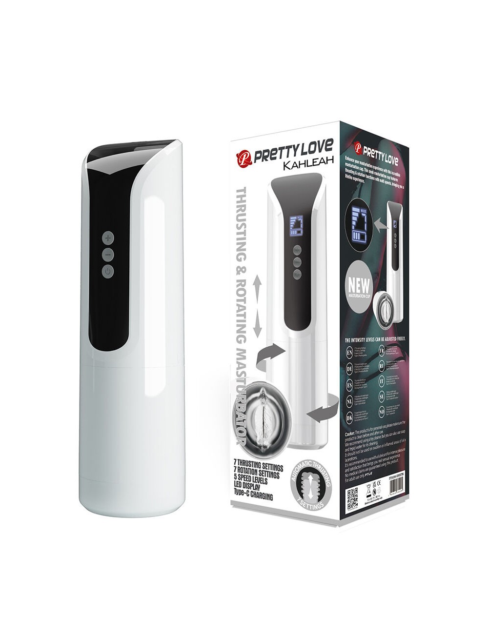 PRETTY LOVE - MASTURBATORE KAHLEAH CON SPINTA E ROTAZIONE