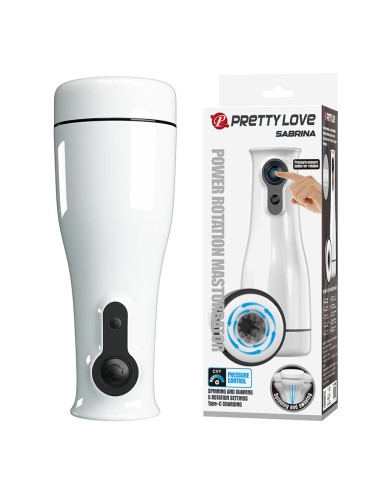 PRETTY LOVE - SABRINA MASTURBATORE MASCHILE ROTANTE E OSCILLANTE
