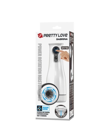 PRETTY LOVE - SABRINA MASTURBATORE MASCHILE ROTANTE E OSCILLANTE
