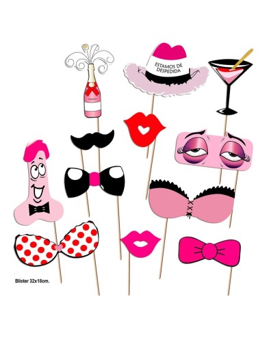 DIABLO PICANTE - SET FESTA PHOTOCALL MODELLO 1 - 12 UNITÀ