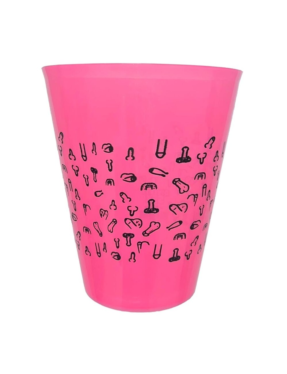 DIABLO PICANTE - TAZZA FUCSIA 500 ML CON PENI NERI