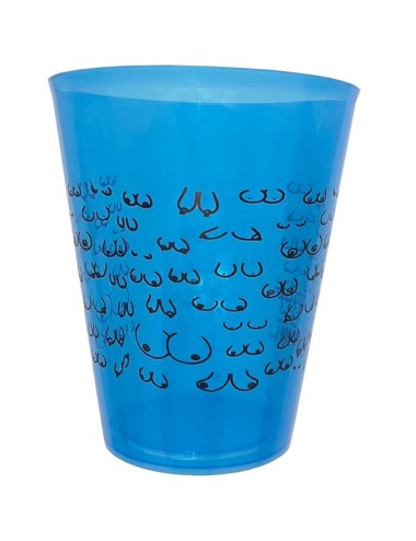 DIABLO PICANTE - TAZZA BLU 500 ML CON TETTONE NERO