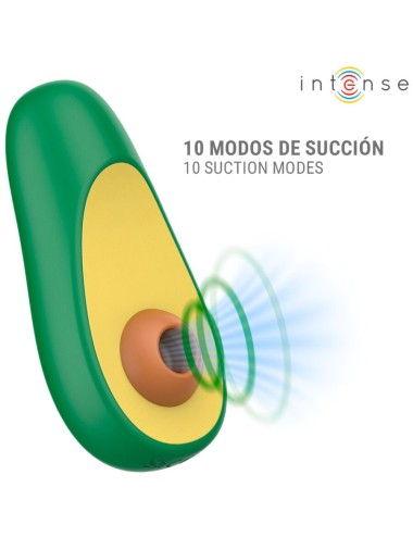 INTENSE - WAKI STIMOLATORE CLITORIDEO AD ASPIRAZIONE AVOCADO