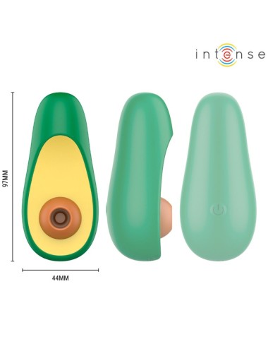 INTENSE - WAKI STIMOLATORE CLITORIDEO AD ASPIRAZIONE AVOCADO