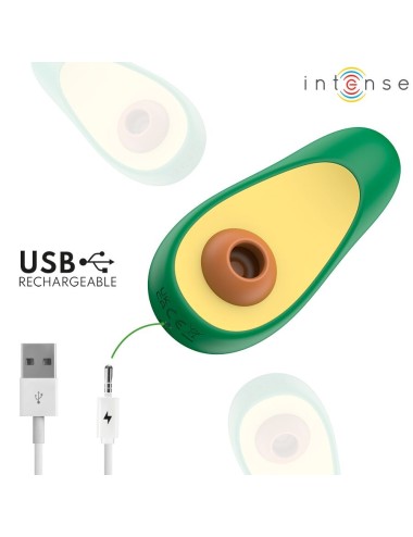 INTENSE - WAKI STIMOLATORE CLITORIDEO AD ASPIRAZIONE AVOCADO