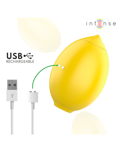 INTENSE - MONI STIMOLATORE CLITORIDE A SUZIONE LEMON
