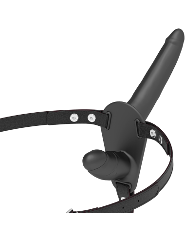 FETISH SUBMISSIVE DOPPIO CINTURINO IN PENETRIX NERO UP