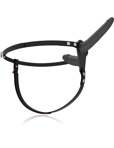 FETISH SUBMISSIVE DOPPIO CINTURINO IN PENETRIX NERO UP