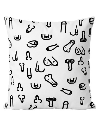 DIABLO PICANTE - CUSCINO PER PENE 30 X 30 BIANCO