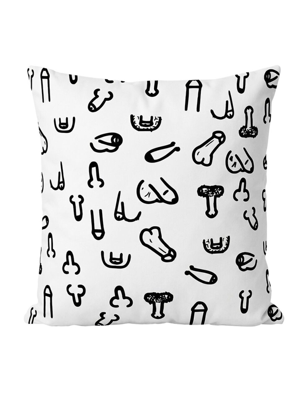 DIABLO PICANTE - CUSCINO PER PENE 30 X 30 BIANCO