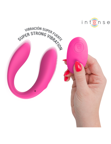 INTENSE - NORA STIMOLATORE VIBRANTE A MORSETTO ROSA