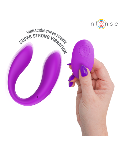 INTENSE - NORA STIMOLATORE VIBRANTE A MORSETTO VIOLA