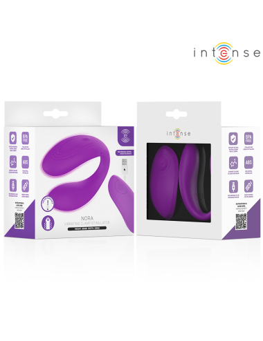 INTENSE - NORA STIMOLATORE VIBRANTE A MORSETTO VIOLA