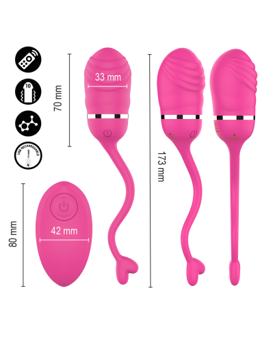 INTENSE - SOOKIE UOVO VIBRANTE CON TELECOMANDO ROSA