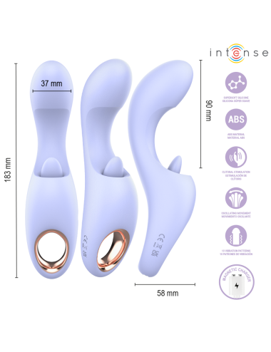 INTENSE - ANYA STIMOLATORE DI VIBRAZIONE E MOVIMENTO MULTIFUNZIONE