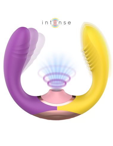 INTENSE - WILLOW  STIMOLATORE A VIBRAZIONE E ASPIRAZIONE 3 IN 1
