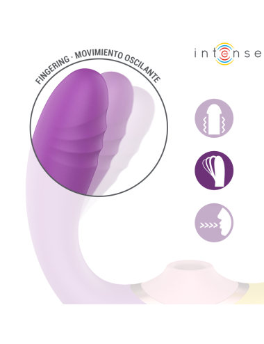 INTENSE - WILLOW  STIMOLATORE A VIBRAZIONE E ASPIRAZIONE 3 IN 1