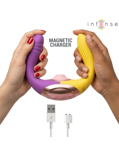INTENSE - WILLOW  STIMOLATORE A VIBRAZIONE E ASPIRAZIONE 3 IN 1