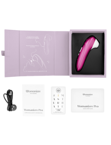 WOMANIZER - STIMOLATORE CLITORIDEO PRO VIBRANTE ROSA