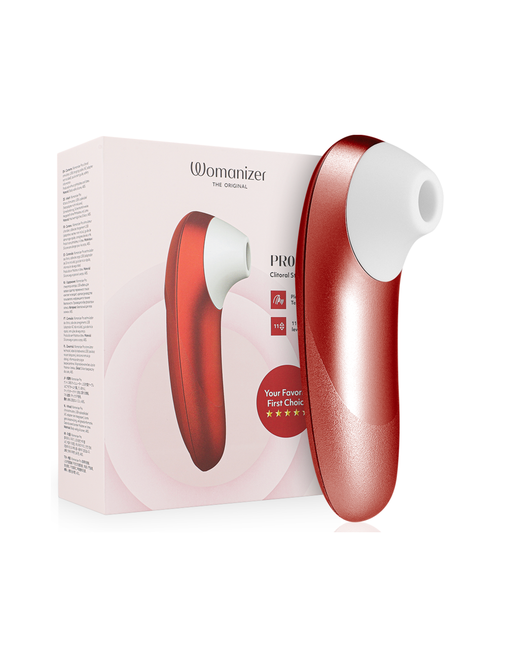 WOMANIZER - STIMOLATORE CLITORIDEO PRO VIBRANTE BORDEAUX