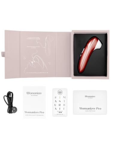 WOMANIZER - STIMOLATORE CLITORIDEO PRO VIBRANTE BORDEAUX