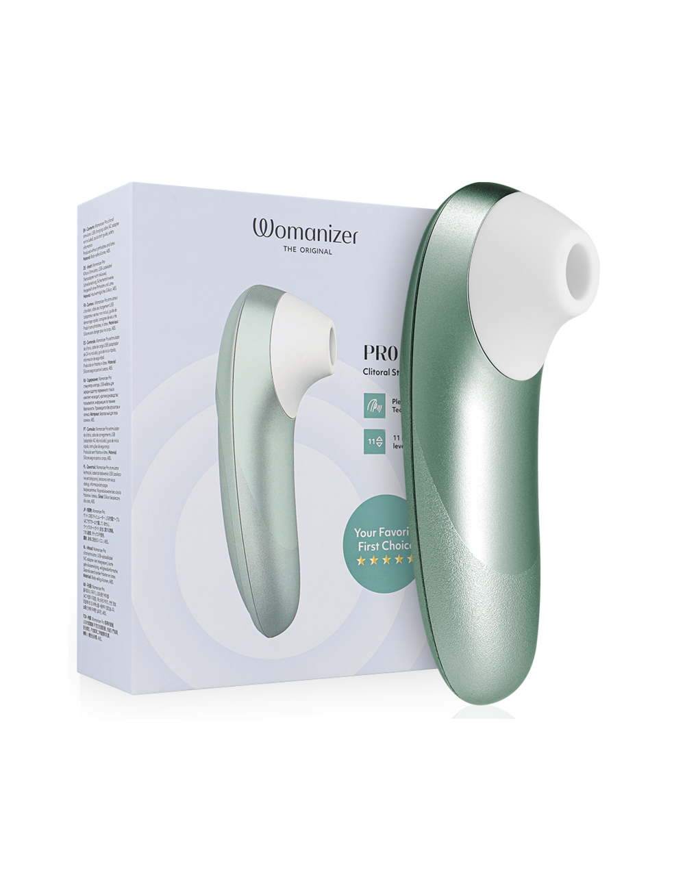 WOMANIZER - STIMOLATORE CLITORIDEO PRO VIBRANTE VERDE SALVIA