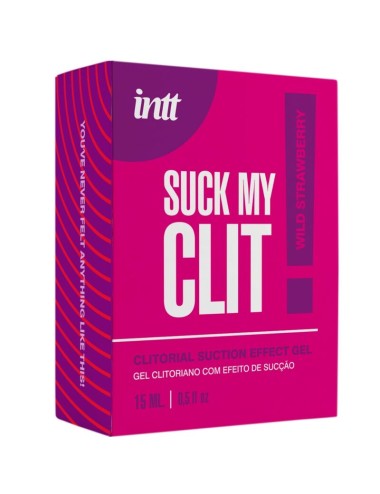 INTT - SUCK MY CLIT GEL EFFETTO ASPIRAZIONE FRAGOLA SELVAGGIA 15 ML