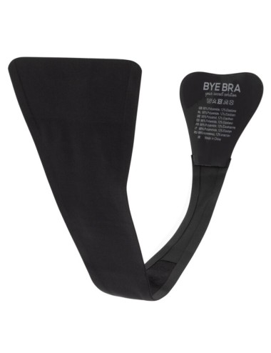 BYE-BRA - TANGA ADHESIVO NEGRO TALLA ÚNICA