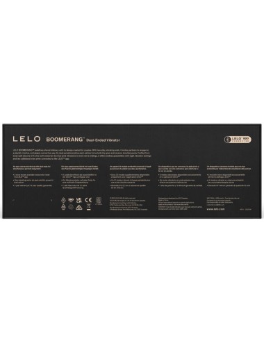 LELO - BOOMERANG VIBRATORE A DOPPIA ESTREMITÀ VIOLA