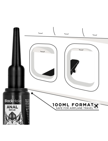 BLACK HOLE - APPLICATORE LUBRIFICANTE ANALE TAGLIA L 100 ML