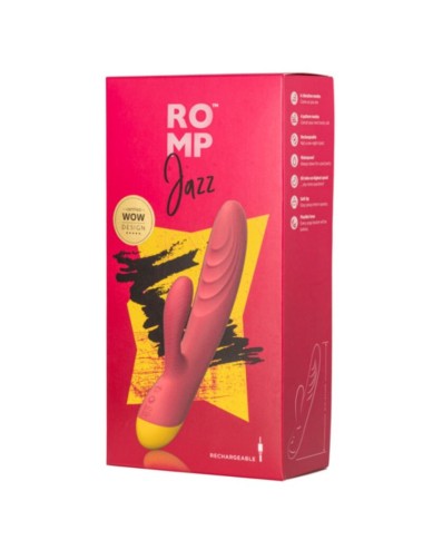 ROMP - JAZZ VIBRATORE A CONIGLIO RICARICABILE JAZZ ROSSO