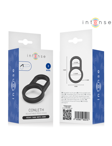 INTENSE - CONLETH ANELLO PER PENE DOPPIO REGOLABILE MODELLO 3