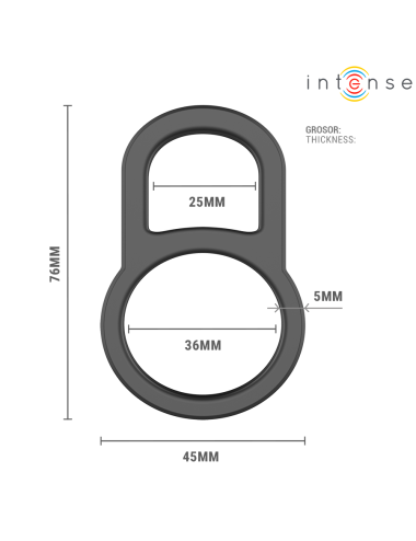 INTENSE - CONLETH ANELLO PER PENE DOPPIO REGOLABILE MODELLO 3