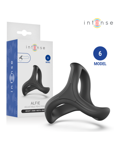 INTENSE - ALFIE ANELLO PER PENE TRIPLO REGOLABILE MODELLO 6