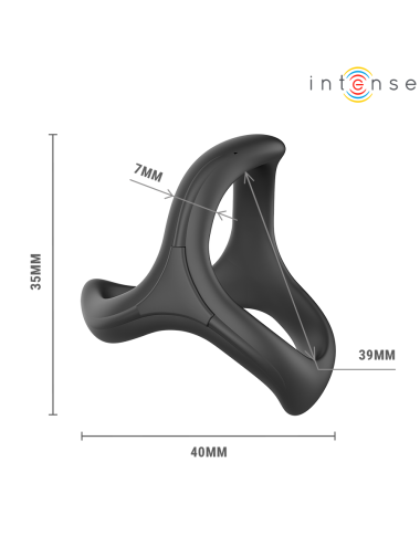 INTENSE - ALFIE ANELLO PER PENE TRIPLO REGOLABILE MODELLO 6