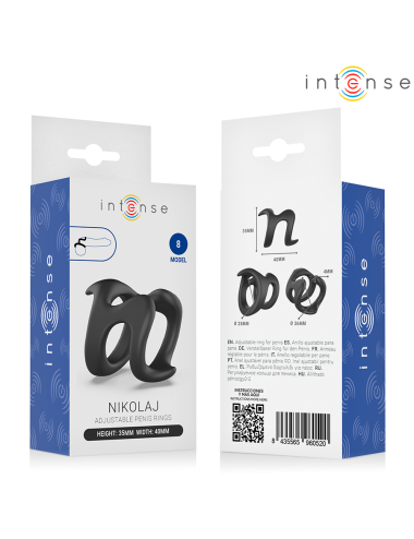 INTENSE - NIKOLAJ ANELLO PER PENE REGOLABILE MODELLO 8