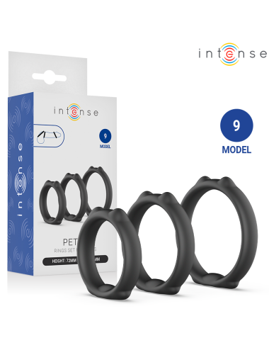 INTENSE - PETER SET DI 3 ANELLI PER PENE MODELLO 9