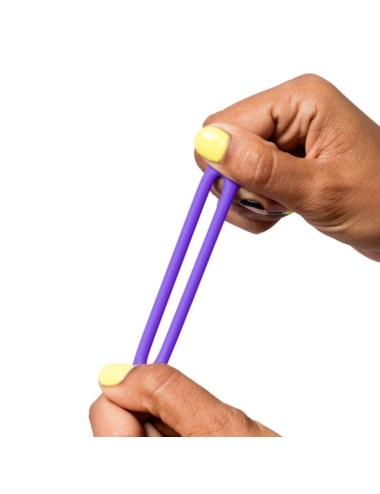 ROMP - REMIX TRIO SET DI 3 ANELLI PER PENE IN SILICONE VIOLA