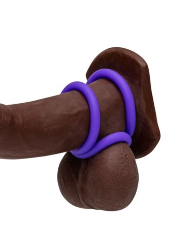ROMP - REMIX TRIO SET DI 3 ANELLI PER PENE IN SILICONE VIOLA