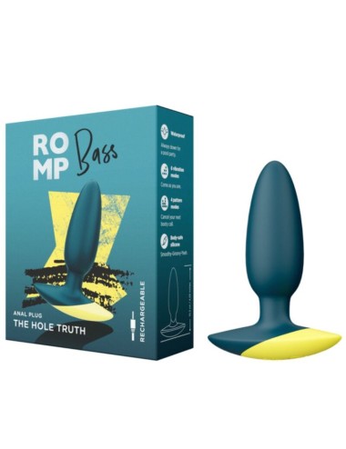 ROMP - BASS VIBRATORE ANALE PLUG 10 CM VERDE