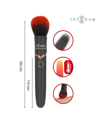 INTENSE - EMILIA SPAZZOLA VIBRANTE RISCALDATA 16 CM