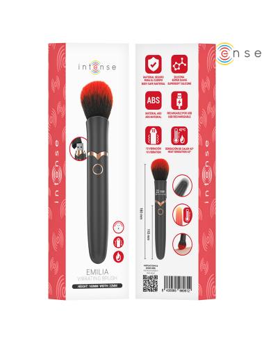 INTENSE - EMILIA SPAZZOLA VIBRANTE RISCALDATA 16 CM