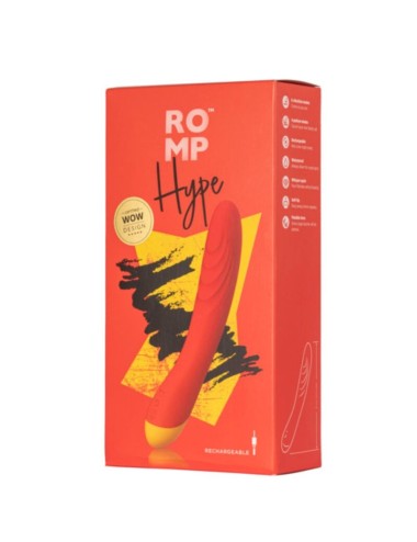 ROMP - HYPE VIBRATORE MULTIFUNZIONE PER IL PUNTO G ROSSO