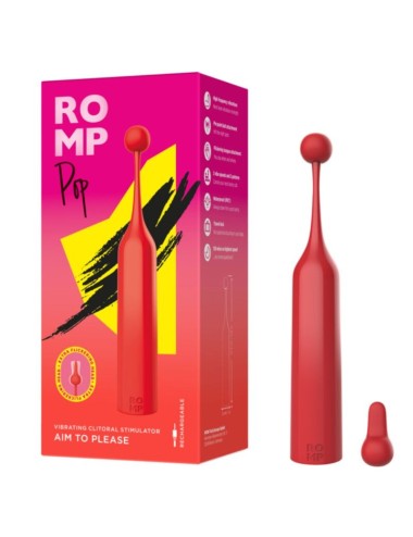 ROMP - POP STIMOLATORE CLITORIDEO AD ALTA FREQUENZA ROSSO