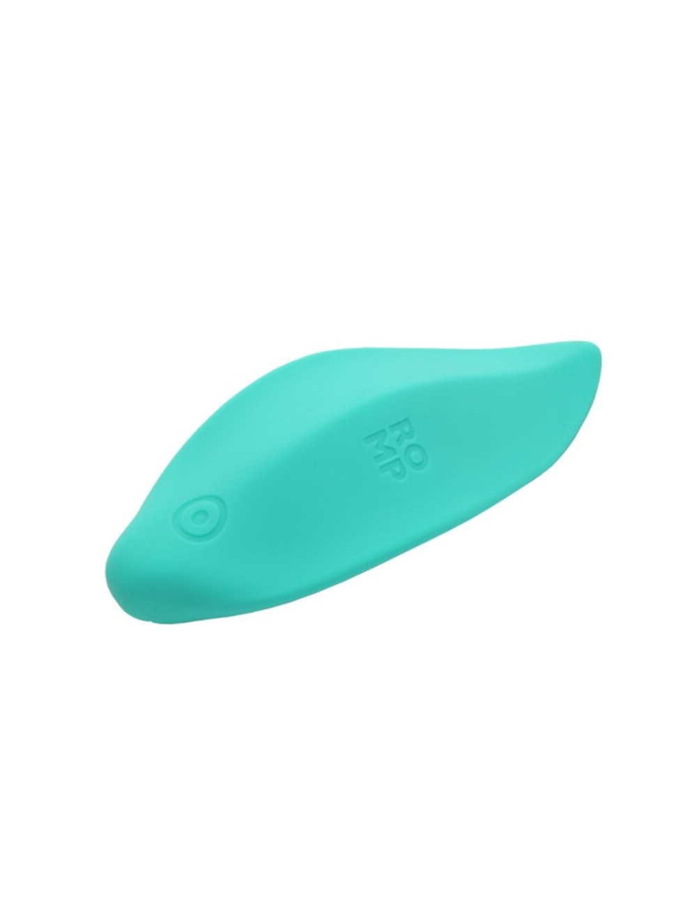 ROMP - VIBRATORE A ONDE STIMOLATORE CLITORIDEO FORMA ERGONOMICA VERDE ACQUA