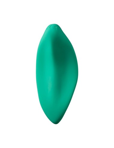 ROMP - VIBRATORE A ONDE STIMOLATORE CLITORIDEO FORMA ERGONOMICA VERDE ACQUA
