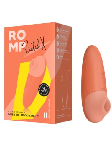 ROMP - SWITCH X STIMOLATORE CLITORIDEO 6 LIVELLI ARANCIONE