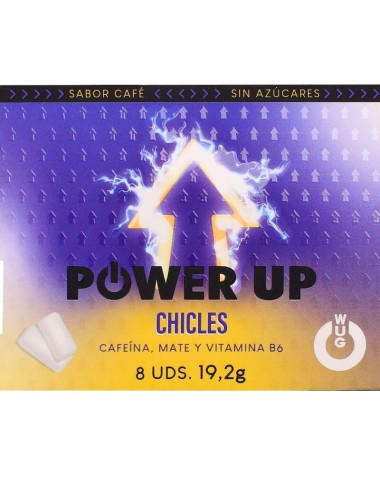 WUG POWER UP – GOMME DA MASTICARE FUNZIONALI AL GUSTO DI CAFFEINA E CAFFÈ MATE