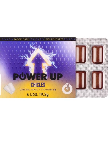 WUG POWER UP – GOMME DA MASTICARE FUNZIONALI AL GUSTO DI CAFFEINA E CAFFÈ MATE