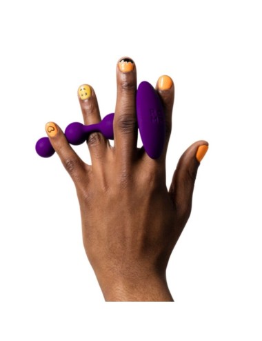 ROMP - AMP PERLE ANALALI IN SILICONE FLESSIBILE VIOLA 12